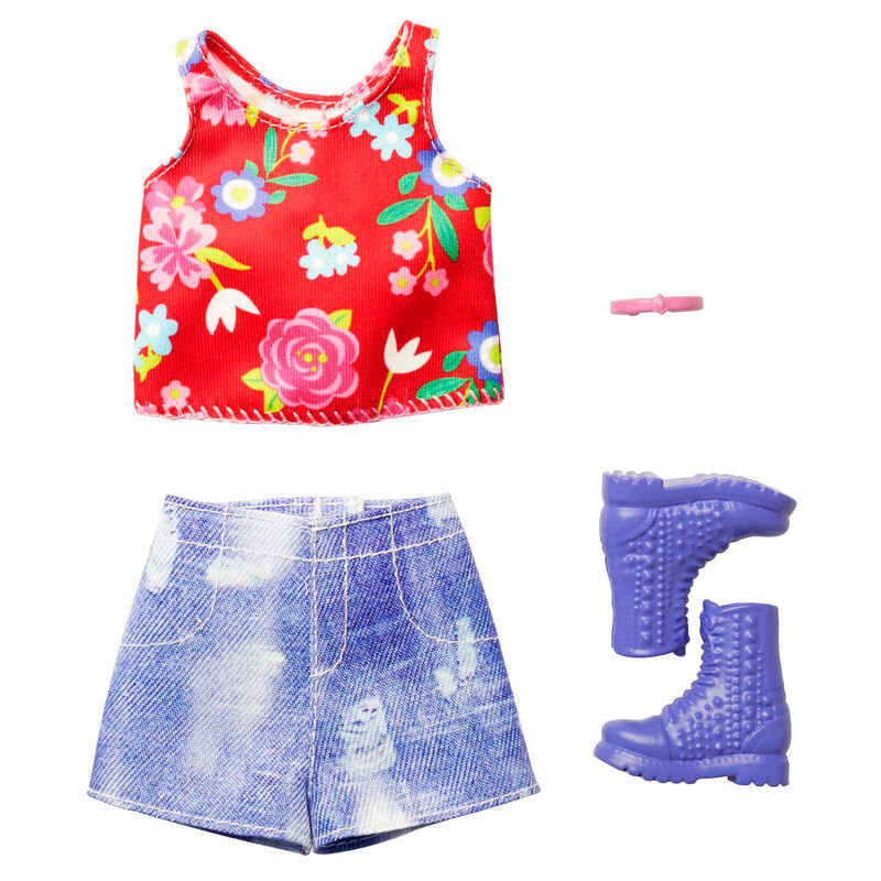 Surtido de ropa Barbie con conjuntos y accesorios de colores variados - 6