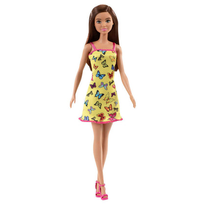 Muñeca Barbie con vestido de mariposas y zapatillas - 6