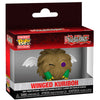 Llavero Funko Pocket Pop! de Winged Kuriboh de Yu-Gi-Oh! en su caja