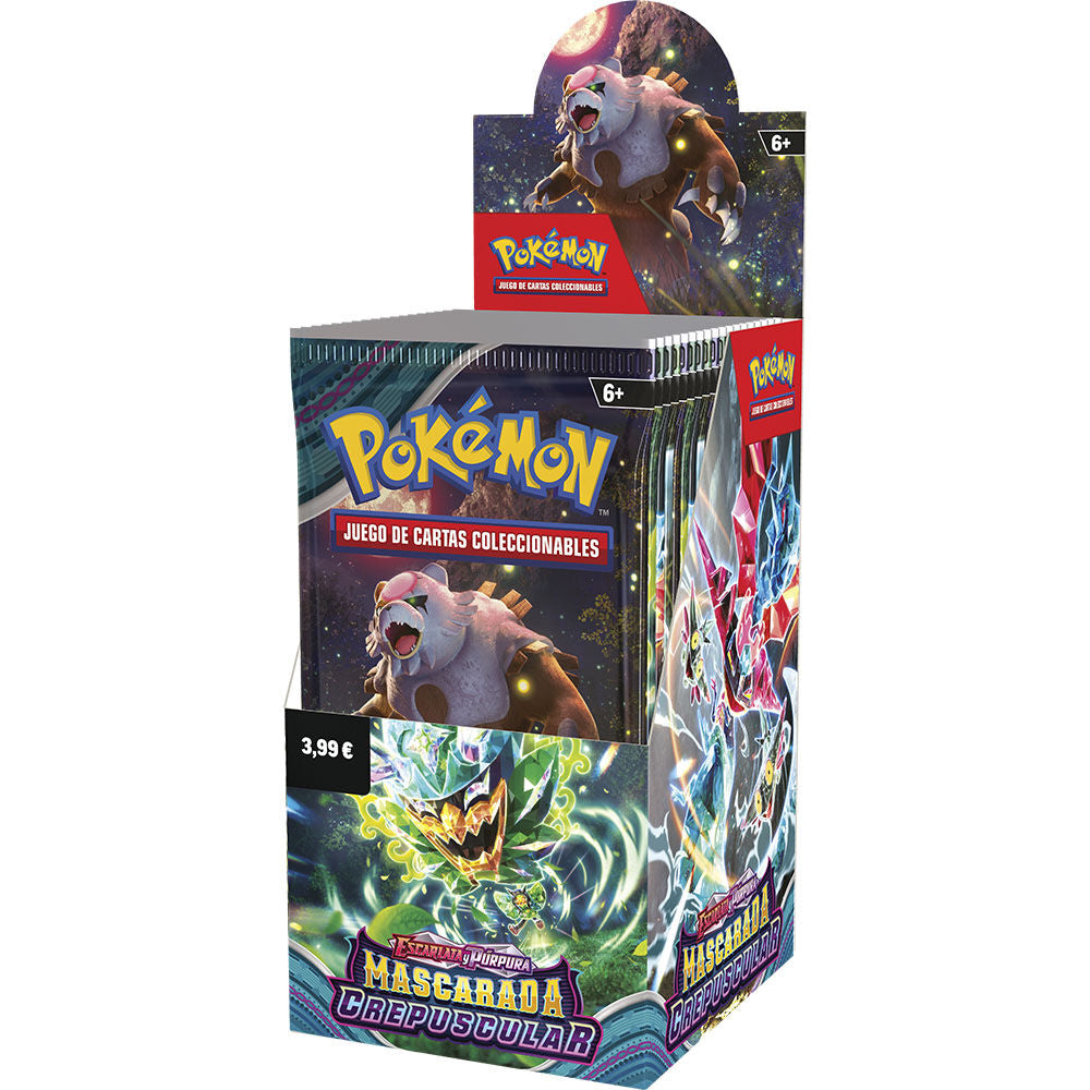 Sobre de cartas Pokémon JCC Mascarada Crepuscular en español - 3