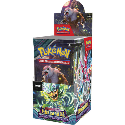 Sobre de cartas Pokémon JCC Mascarada Crepuscular en español - 3