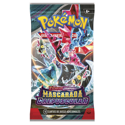 Sobre de cartas Pokémon JCC Mascarada Crepuscular en español - 8