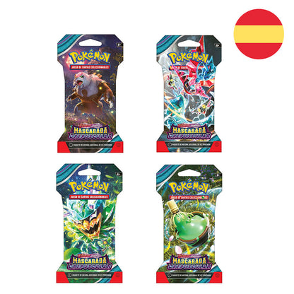 Sobre de cartas Pokémon JCC Mascarada Crepuscular en español