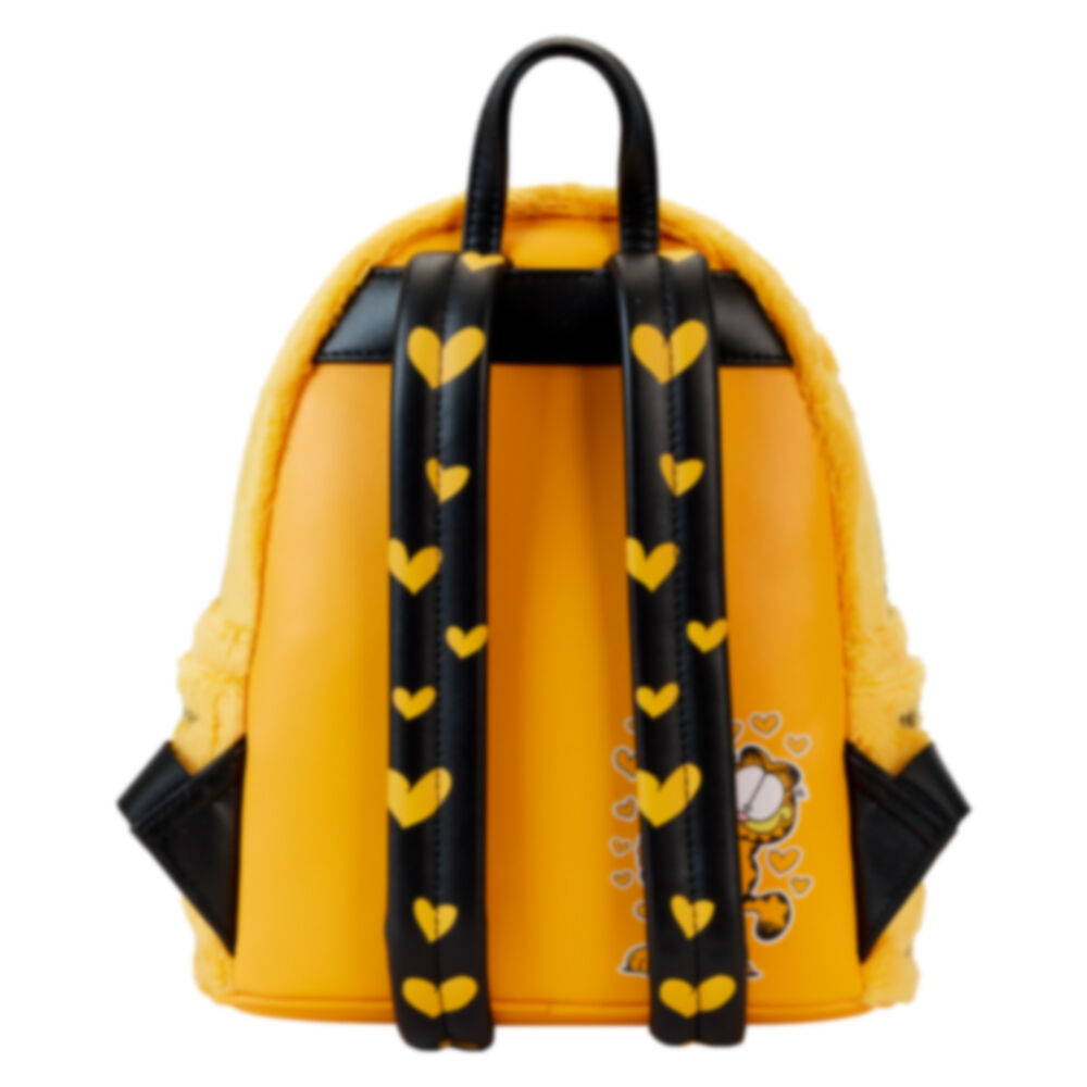 Mochila Loungefly amarilla de Garfield abrazando a Pooky - 3