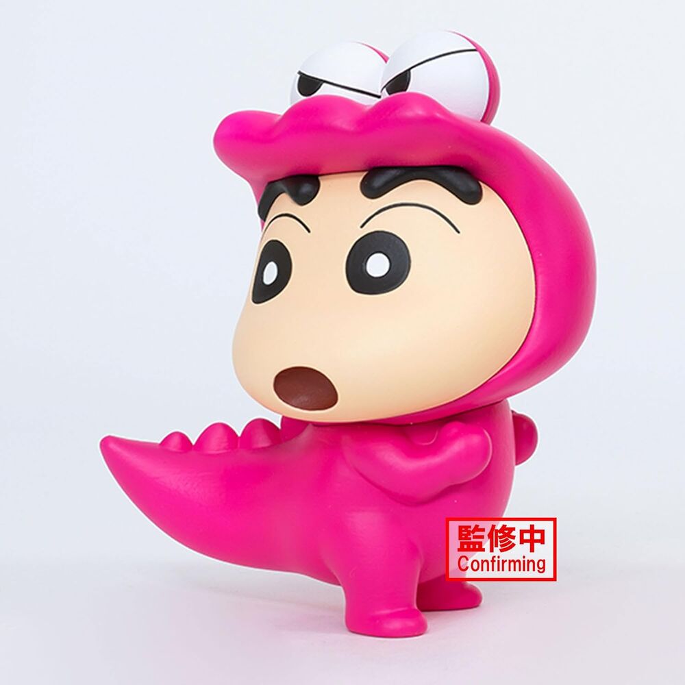 Figura de Shinnosuke Nohara con disfraz rosa de Waniyamasan - 2