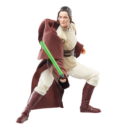 Figura articulada de Jedi Master Indara con sable de luz verde