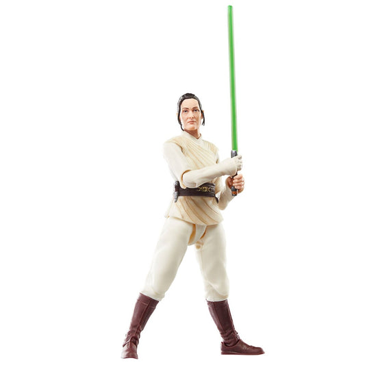 Figura articulada de Jedi Master Indara con sable de luz verde - 4