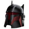 Casco electrónico negro y rojo de Gideon de Star Wars