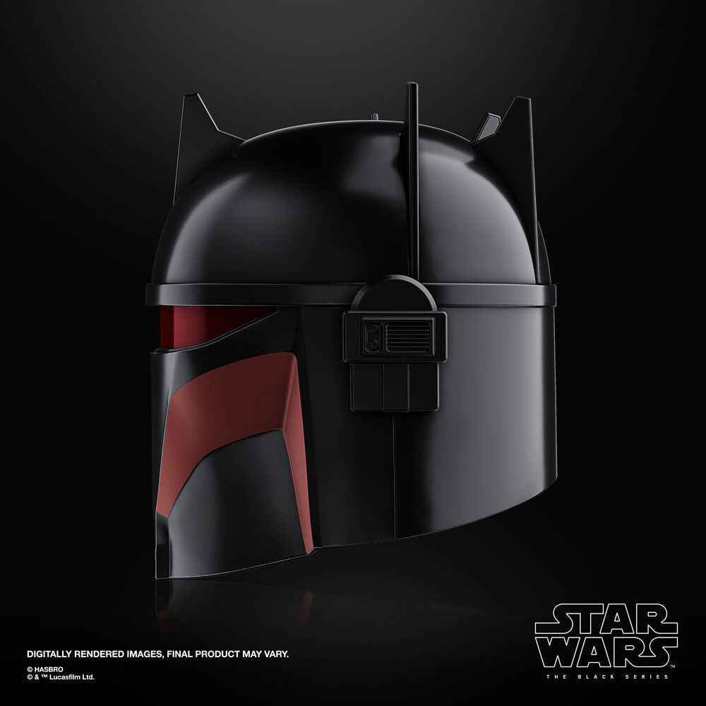 Casco electrónico negro y rojo de Gideon de Star Wars - 4