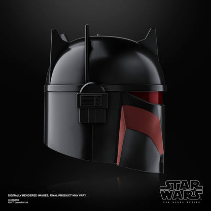 Casco electrónico negro y rojo de Gideon de Star Wars - 5