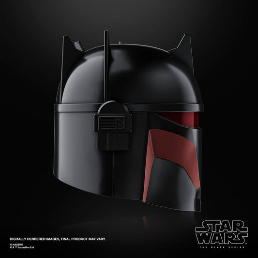 Casco electrónico negro y rojo de Gideon de Star Wars - 5