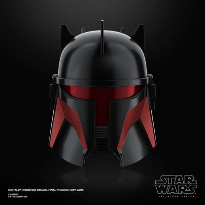 Casco electrónico negro y rojo de Gideon de Star Wars - 6