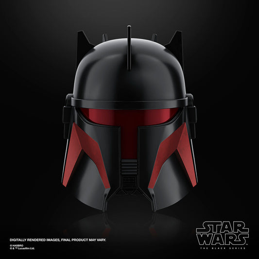 Casco electrónico negro y rojo de Gideon de Star Wars - 6