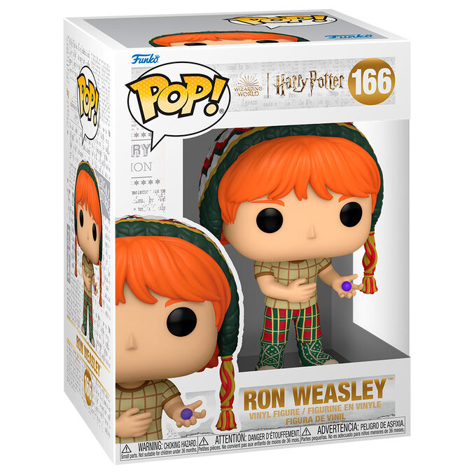 Figura Funko POP de Ron Weasley con caramelo en caja