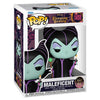 Figura Funko POP! de Maléfica con una vela en su caja