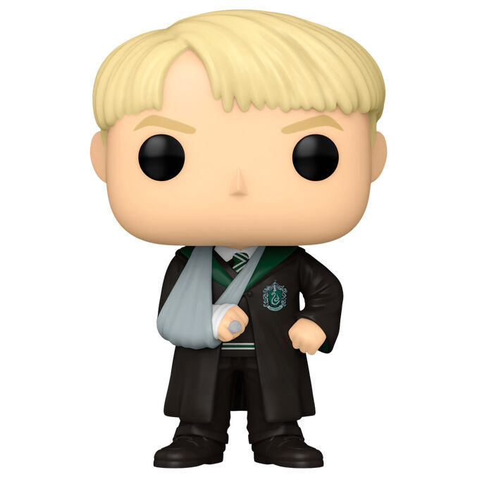 Figura Funko POP de Draco Malfoy con el brazo en cabestrillo