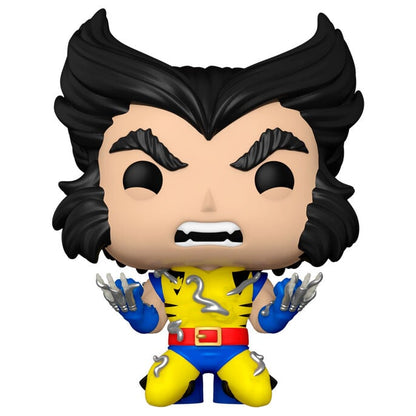 Figura Funko POP! Marvel de Wolverine con traje amarillo y azul en caja - 2