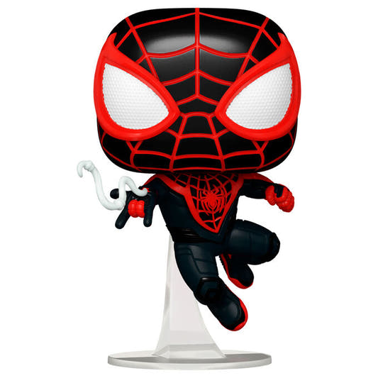 Figura Funko POP! de Miles Morales con traje Upgraded Suit en caja - 2