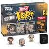 Pack de 4 FUNKO Bitty POP! de El Señor de los Anillos con Frodo, Gandalf, Gollum y figura misteriosa
