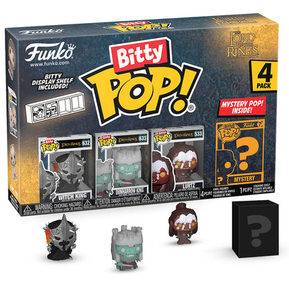 Pack FUNKO Bitty Pop! de El Señor de los Anillos con cuatro figuras