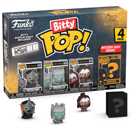 Pack FUNKO Bitty Pop! de El Señor de los Anillos con cuatro figuras