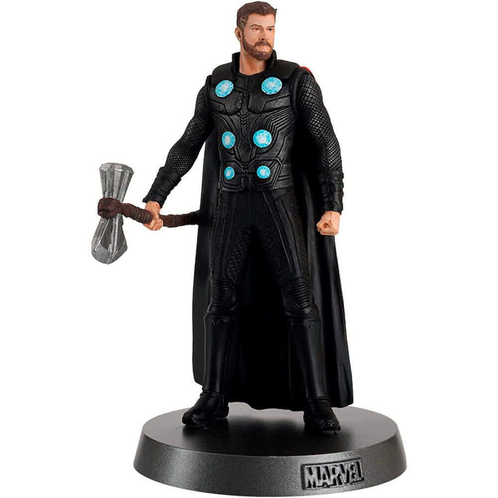 Figura de Thor Heavyweights con martillo y capa sobre base redonda - 4
