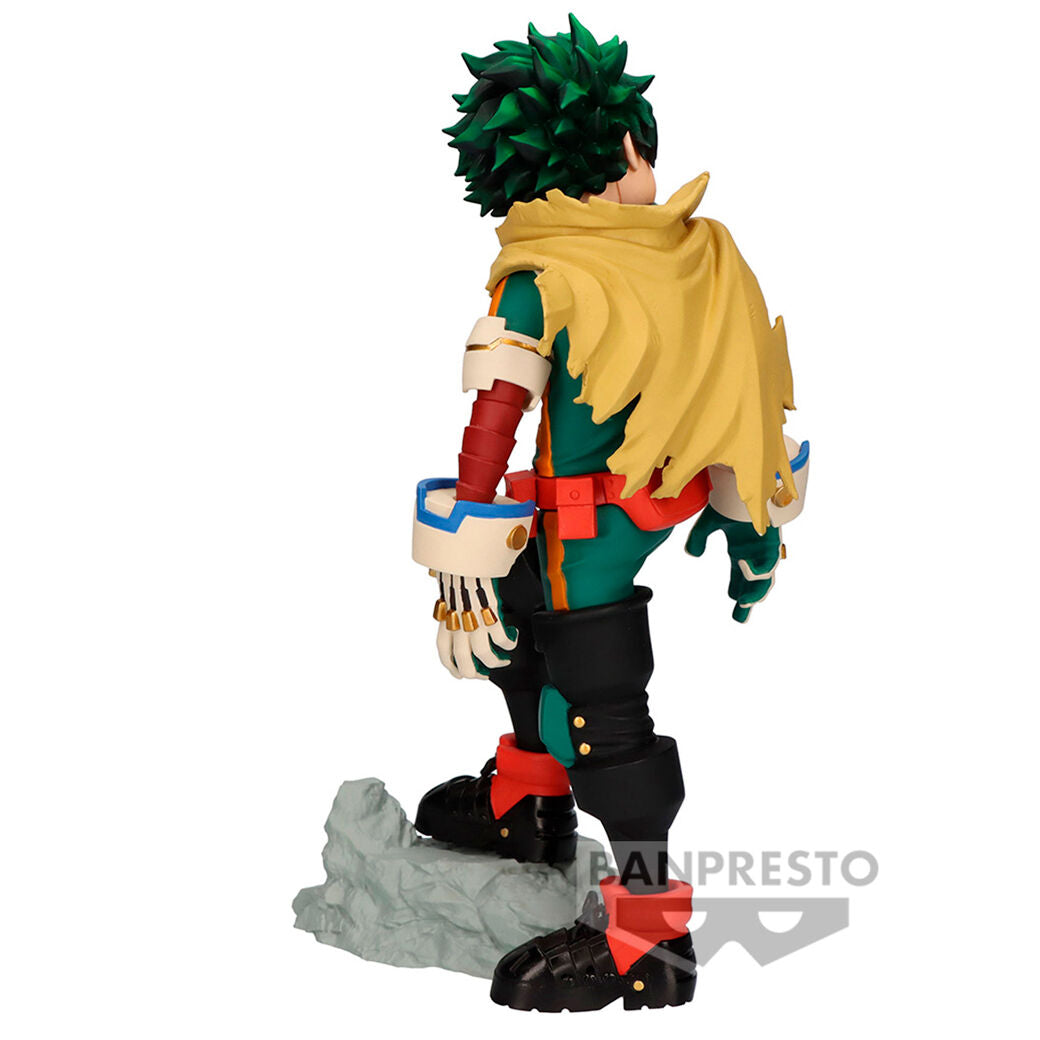 Figura de Izuku Midoriya Deku de My Hero Academia con capa amarilla - 3