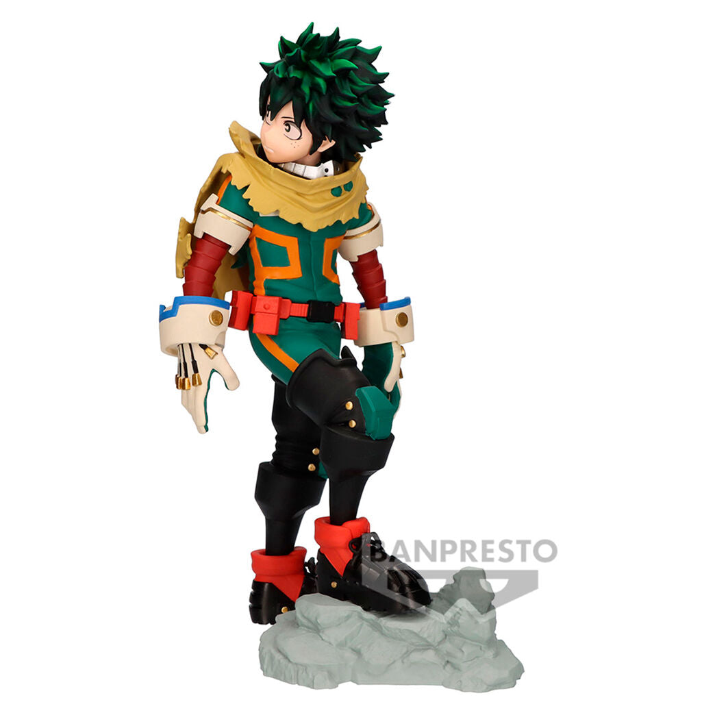 Figura de Izuku Midoriya Deku de My Hero Academia con capa amarilla - 2