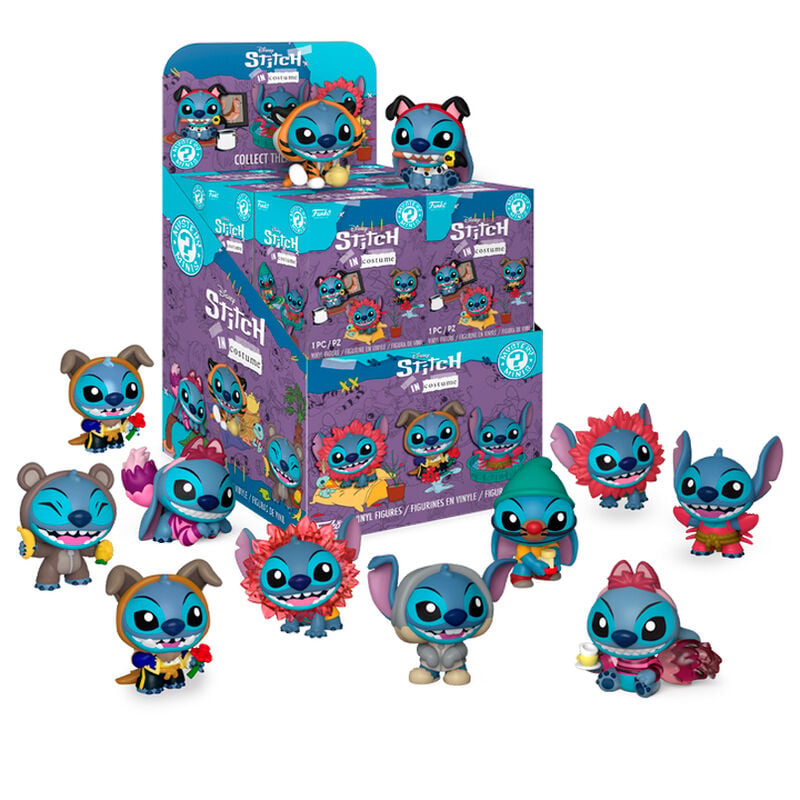 Figura FUNKO Mystery Mini de Stitch Disney con disfraz surtido