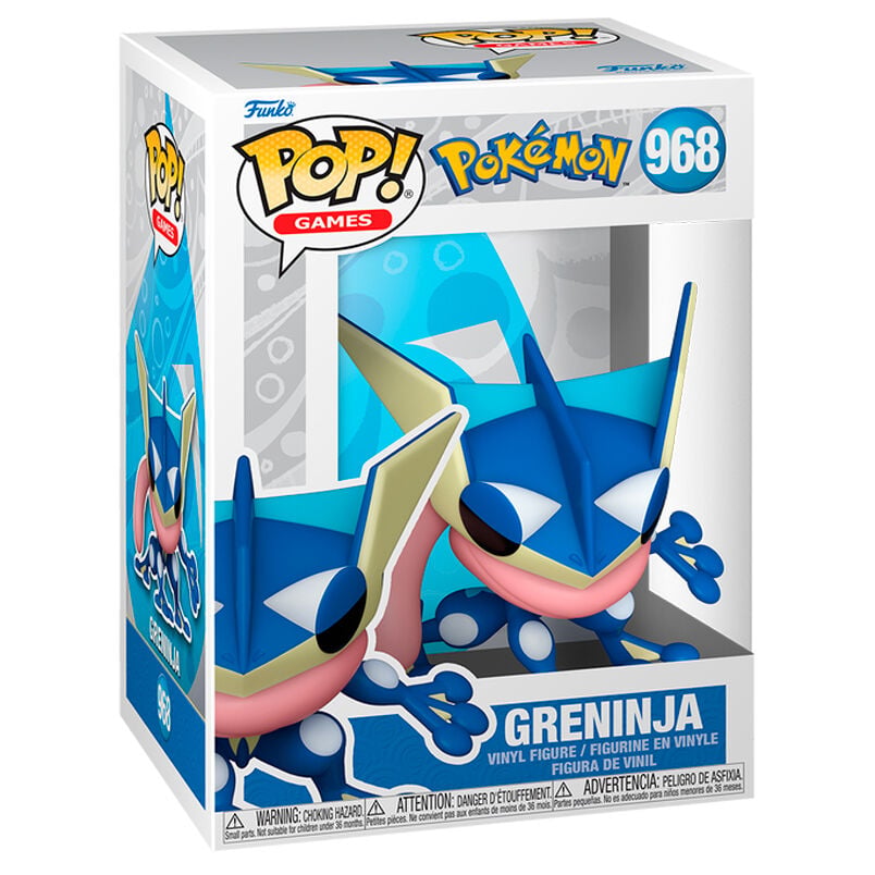 Figura Funko POP! de Greninja de Pokémon en caja