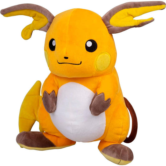 Peluche de Raichu Pokémon naranja sentado - 4