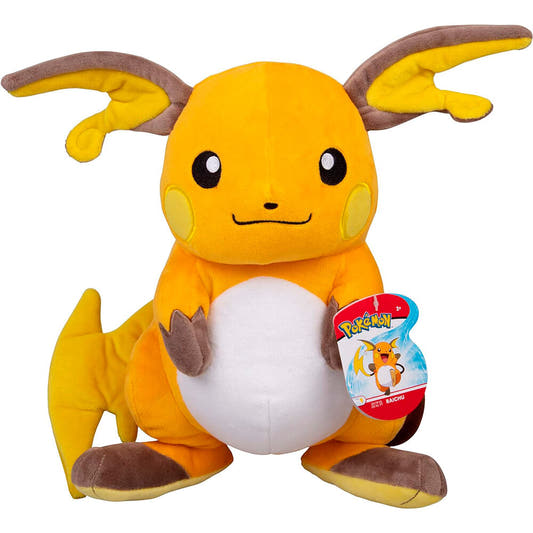 Peluche de Raichu Pokémon naranja sentado - 5