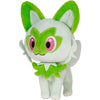Peluche de Sprigatito de Pokémon en verde y blanco