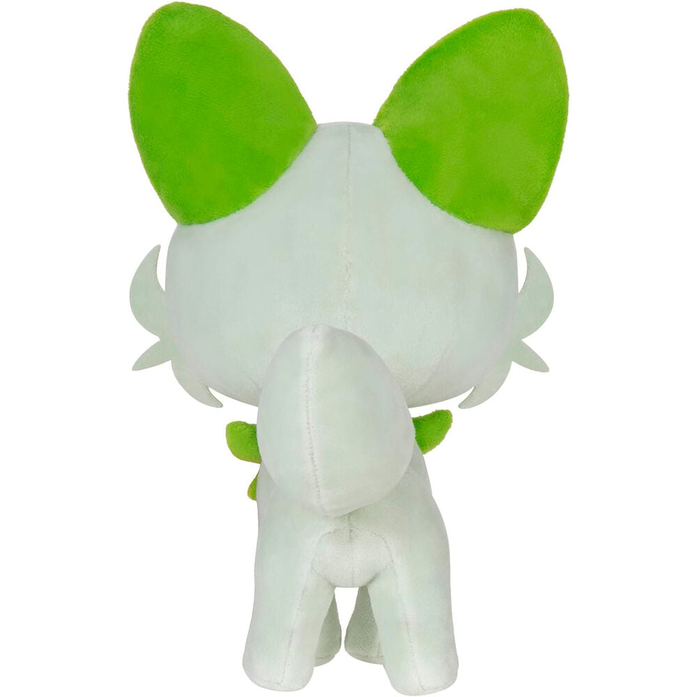 Peluche de Sprigatito de Pokémon en verde y blanco - 2