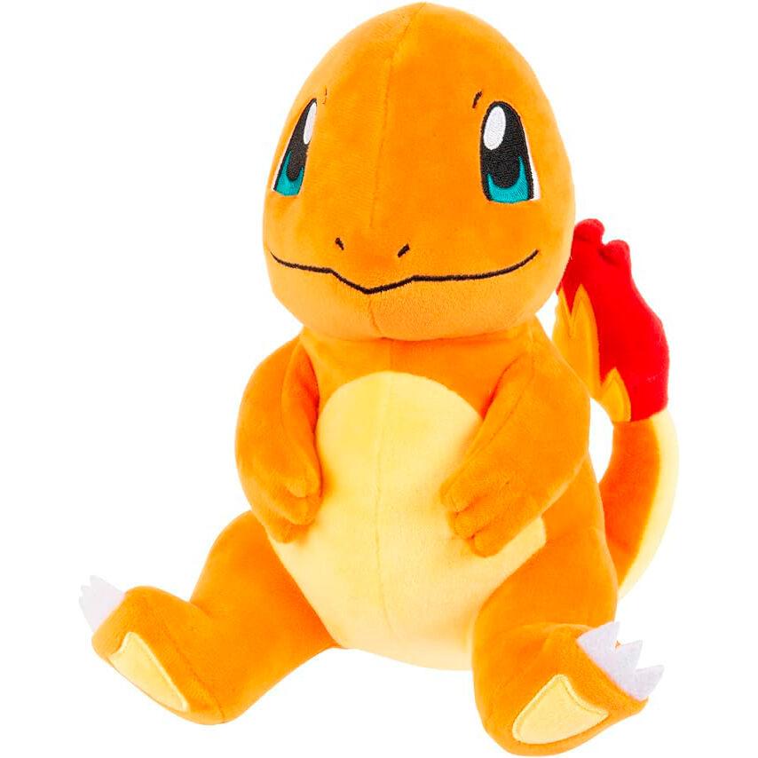 Peluche de Charmander Pokémon naranja con cola de llama
