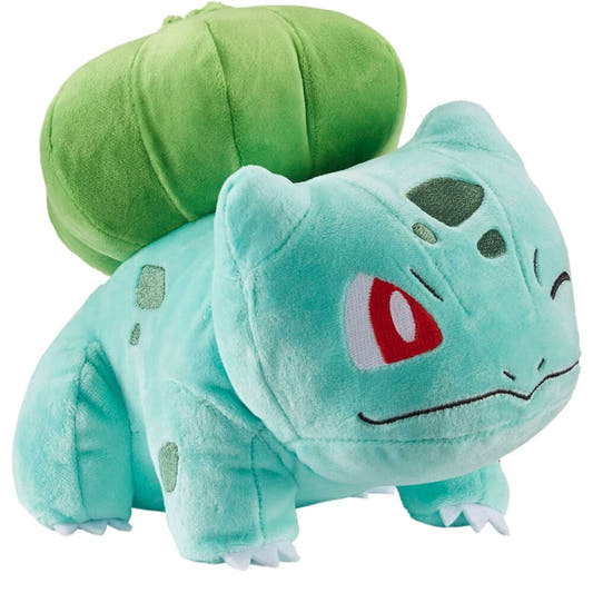Peluche de Bulbasaur Pokémon con caparazón verde