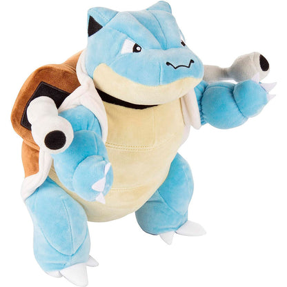 Peluche Blastoise de Pokémon JAZWARES azul con caparazón marrón - 3