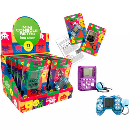 Llavero mini consola retro COMANSI con 23 juegos clásicos - 2