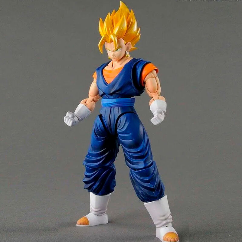 Figura articulada de Super Saiyan Vegetto con uniforme azul y cabello dorado - 2