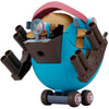 Chopper Robo Super 1 Guard Fortress de One Piece en azul con cañones y ruedas