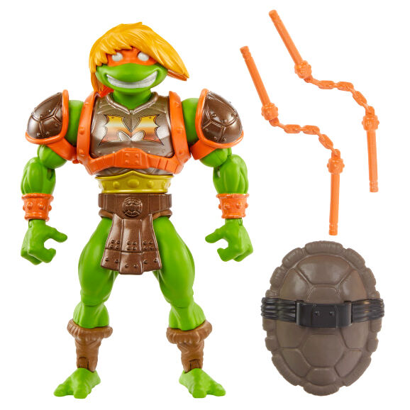 Figuras articuladas Mattel Turtles of Grayskull con personajes de Masters del Universo y Tortugas Ninja - 2