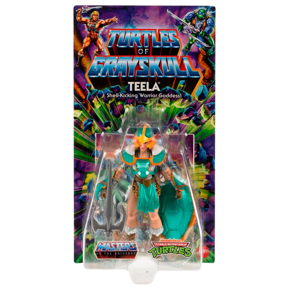 Figuras articuladas Mattel Turtles of Grayskull con personajes de Masters del Universo y Tortugas Ninja - 12