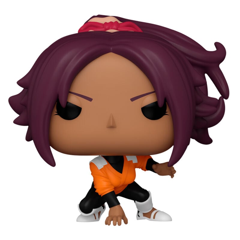 Figura Funko POP! de Yoruichi Shihoin de Bleach en pose agazapada