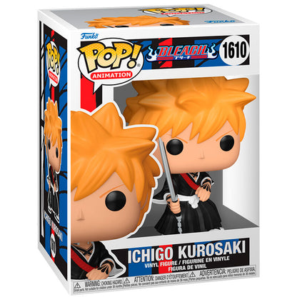 Figura Funko POP de Ichigo Kurosaki de Bleach con espada y caja - 2