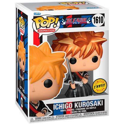 Figura Funko POP de Ichigo Kurosaki de Bleach con espada y caja - 3
