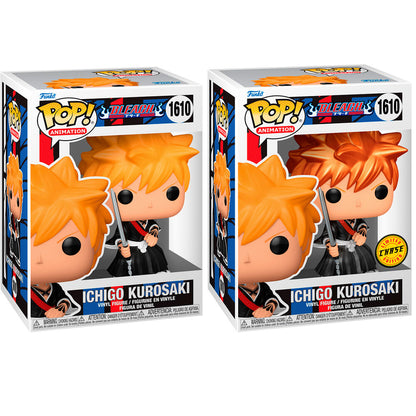 Figura Funko POP de Ichigo Kurosaki de Bleach con espada y caja