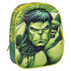 Mochila 3D verde de Hulk Marvel Los Vengadores
