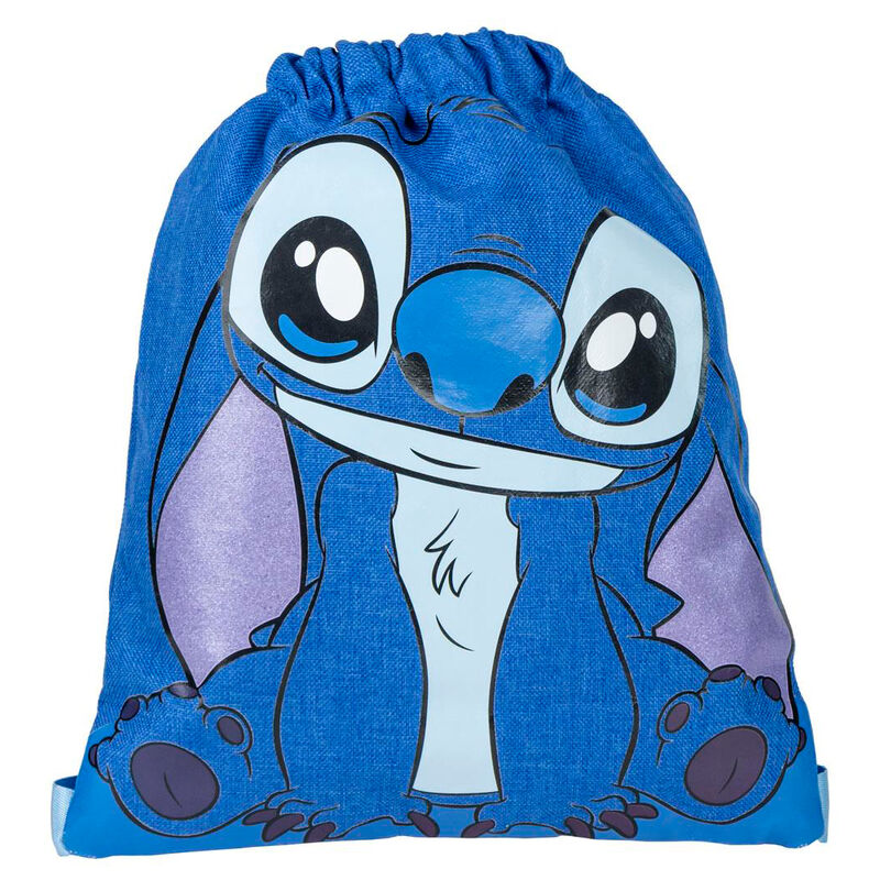 Saco azul de Stitch Disney con estampado frontal