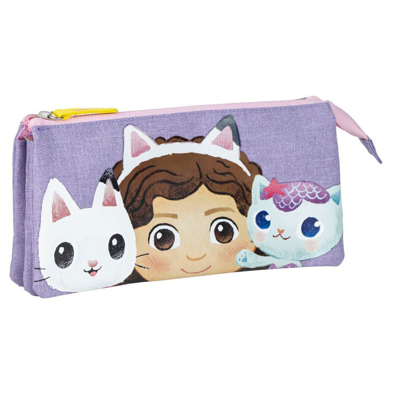 Portatodo triple lila de La Casa de Muñecas de Gabby