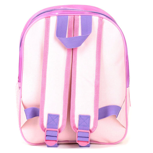 Mochila 3D rosa y morada de La Casa de Muñecas de Gabby - 2
